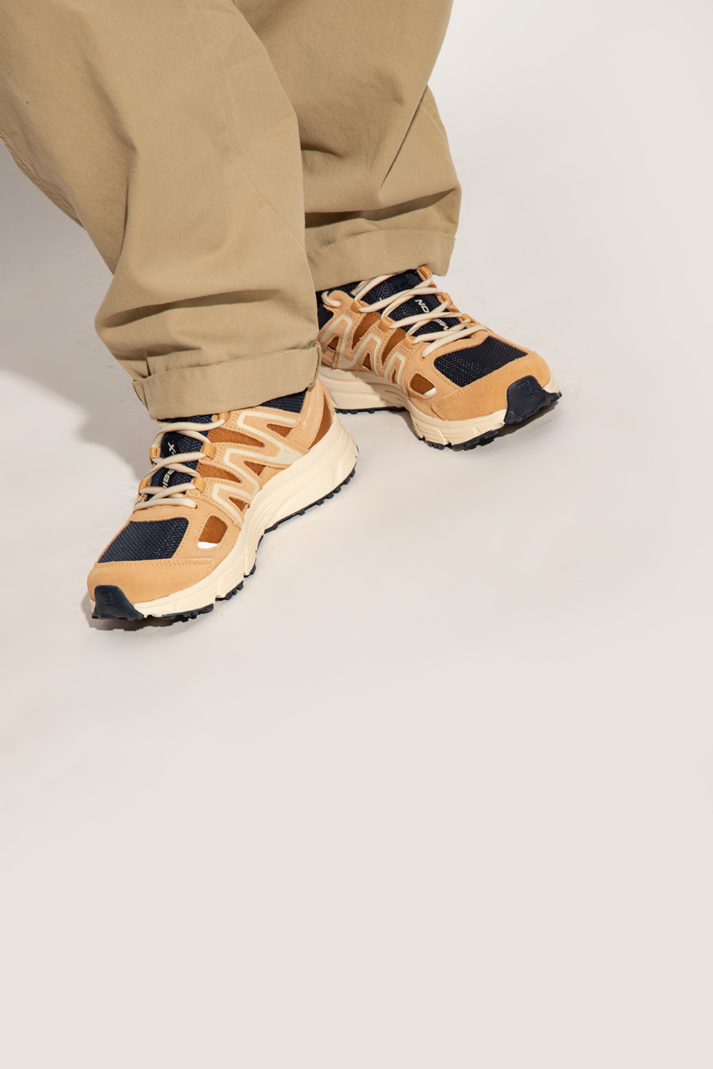 Brown 'X-Mission 4 Suede' sneakers Salomon - Vitkac Canada